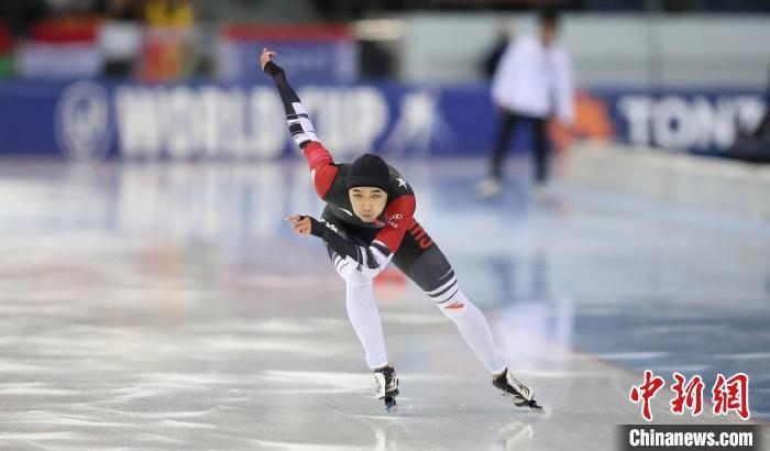 高亭宇在比賽中。圖片來源：黑龍江省體育局。