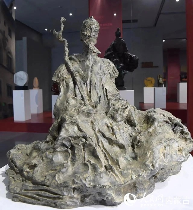 吳為山作品《莊子》。王劭凱攝