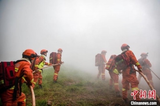 演練現(xiàn)場。瀘州消防供圖