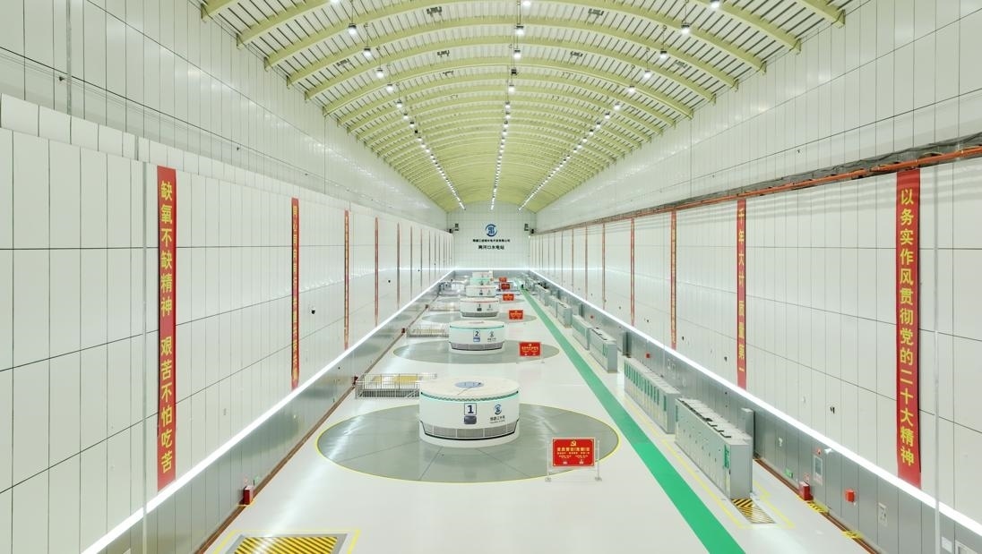 雅礱江兩河口水電站地下廠房。受訪者供圖