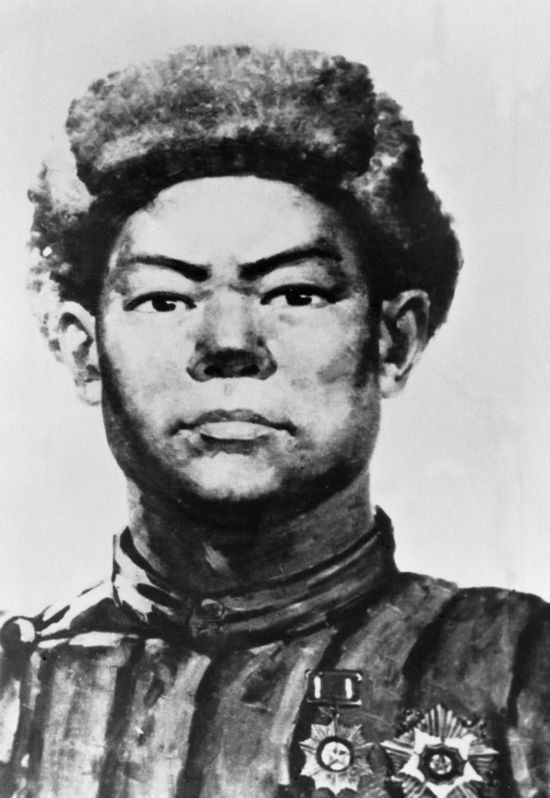 這是黃繼光像。新華社發(fā)（資料照片）