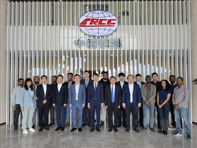 中國土木福州設計院埃塞分院團隊合影。受訪對象供圖