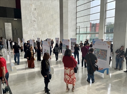 獲獎作品展現(xiàn)場。中國駐圣保羅總領(lǐng)館供圖