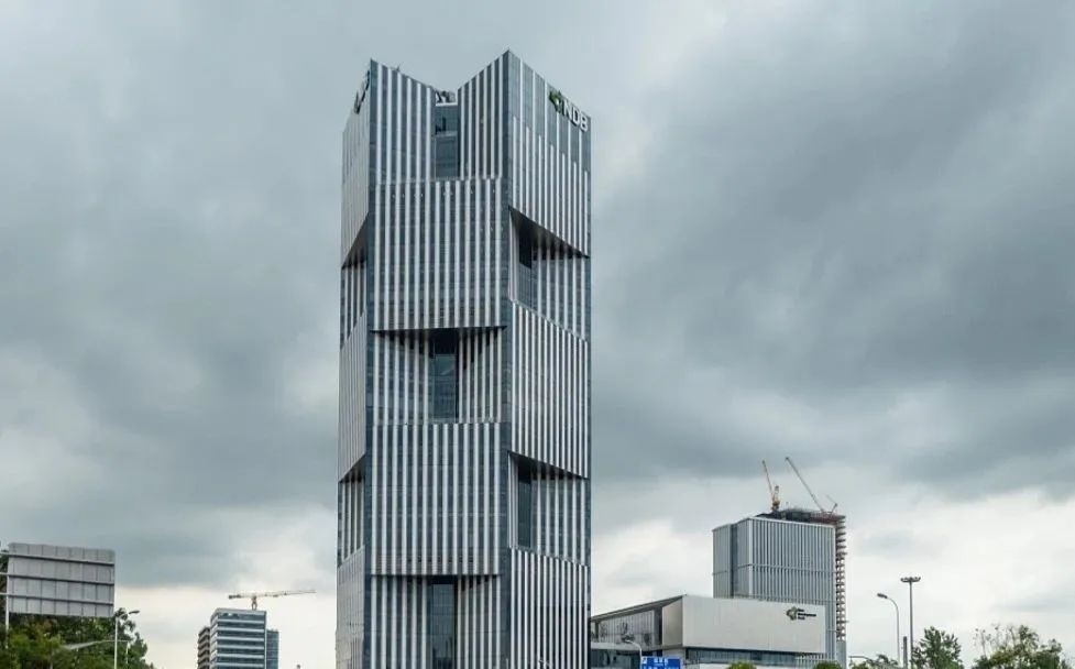 上海浦東新區(qū)，金磚國(guó)家新開發(fā)銀行總部大樓。