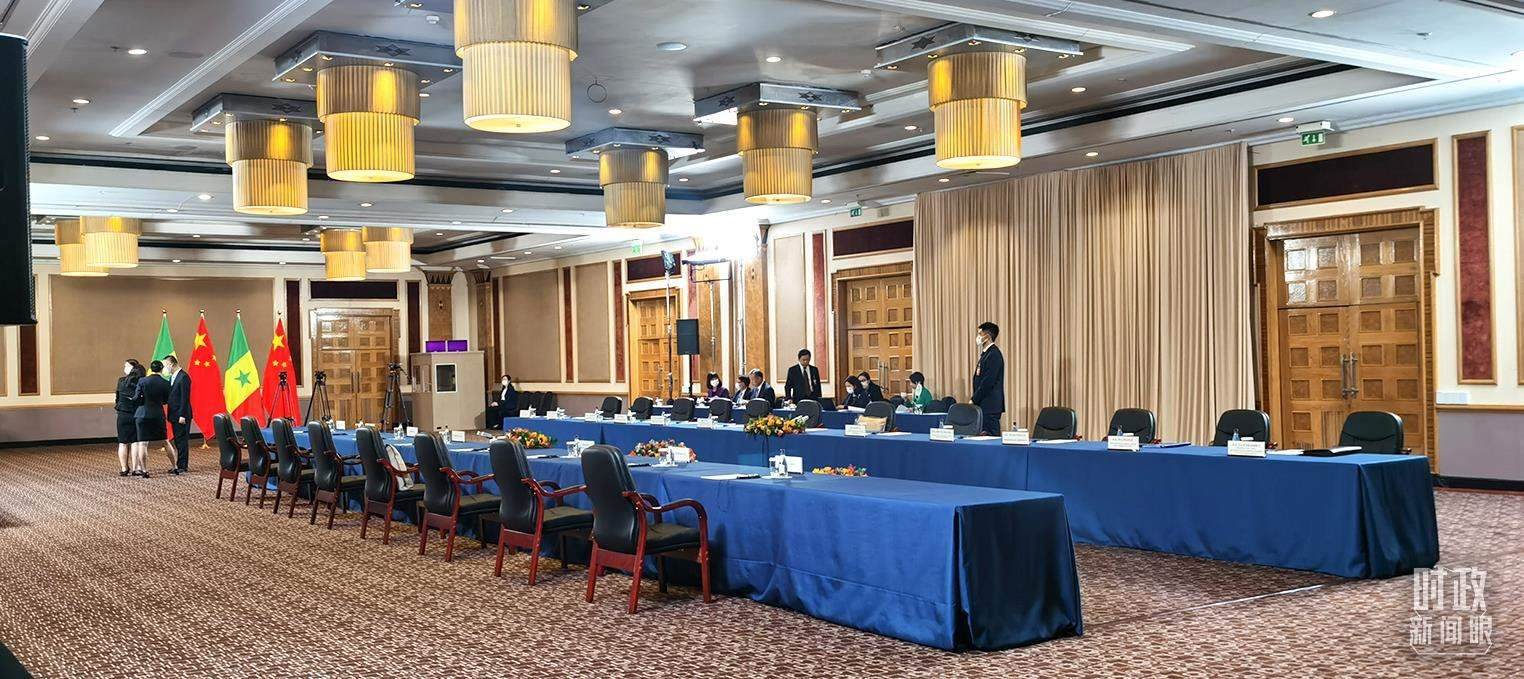 △23日下午，4場會見在這里舉行。（總臺央視記者郭鴻拍攝）