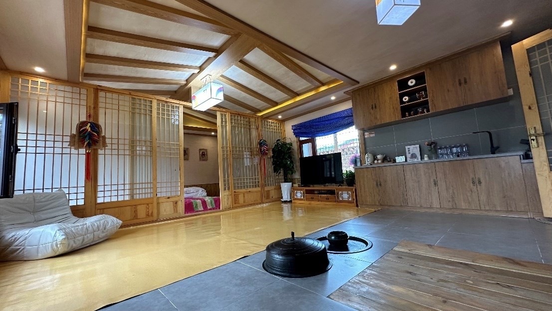 具有朝鮮族特色的民宿。人民網(wǎng)記者 金洪花 攝