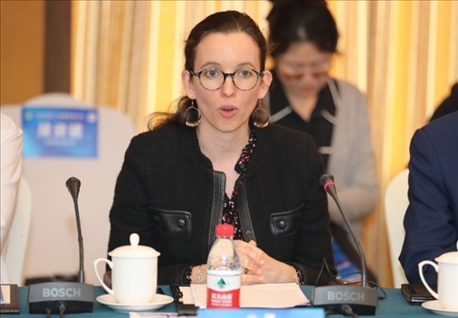 法國駐華大使館公使銜參贊白美燕致辭。主辦方供圖