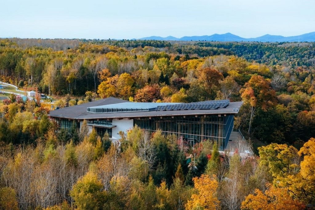 園區(qū)在多棟建筑上都安裝有分布式光伏發(fā)電設(shè)施。邱活攝