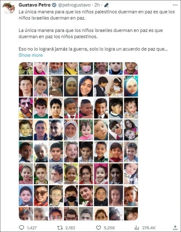 巴以爆發(fā)新沖突后，他再指西方“雙標(biāo)”