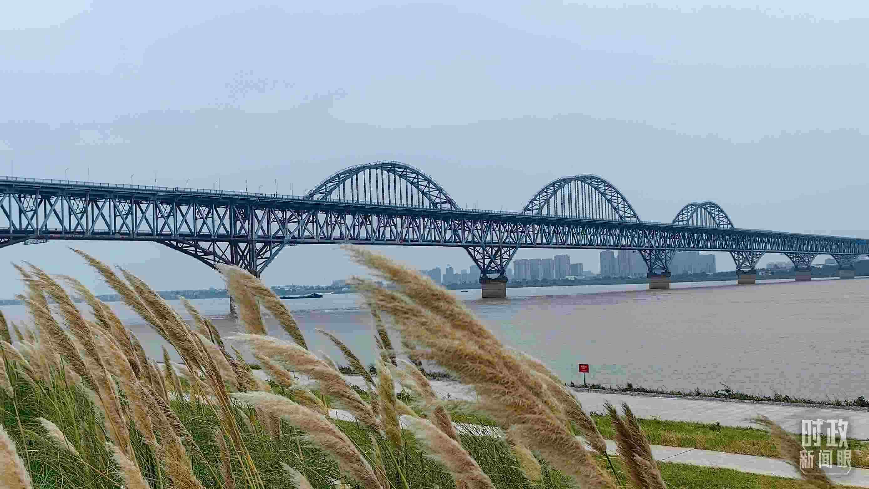 △長江國家文化公園九江城區(qū)段。（總臺央視記者段德文拍攝）