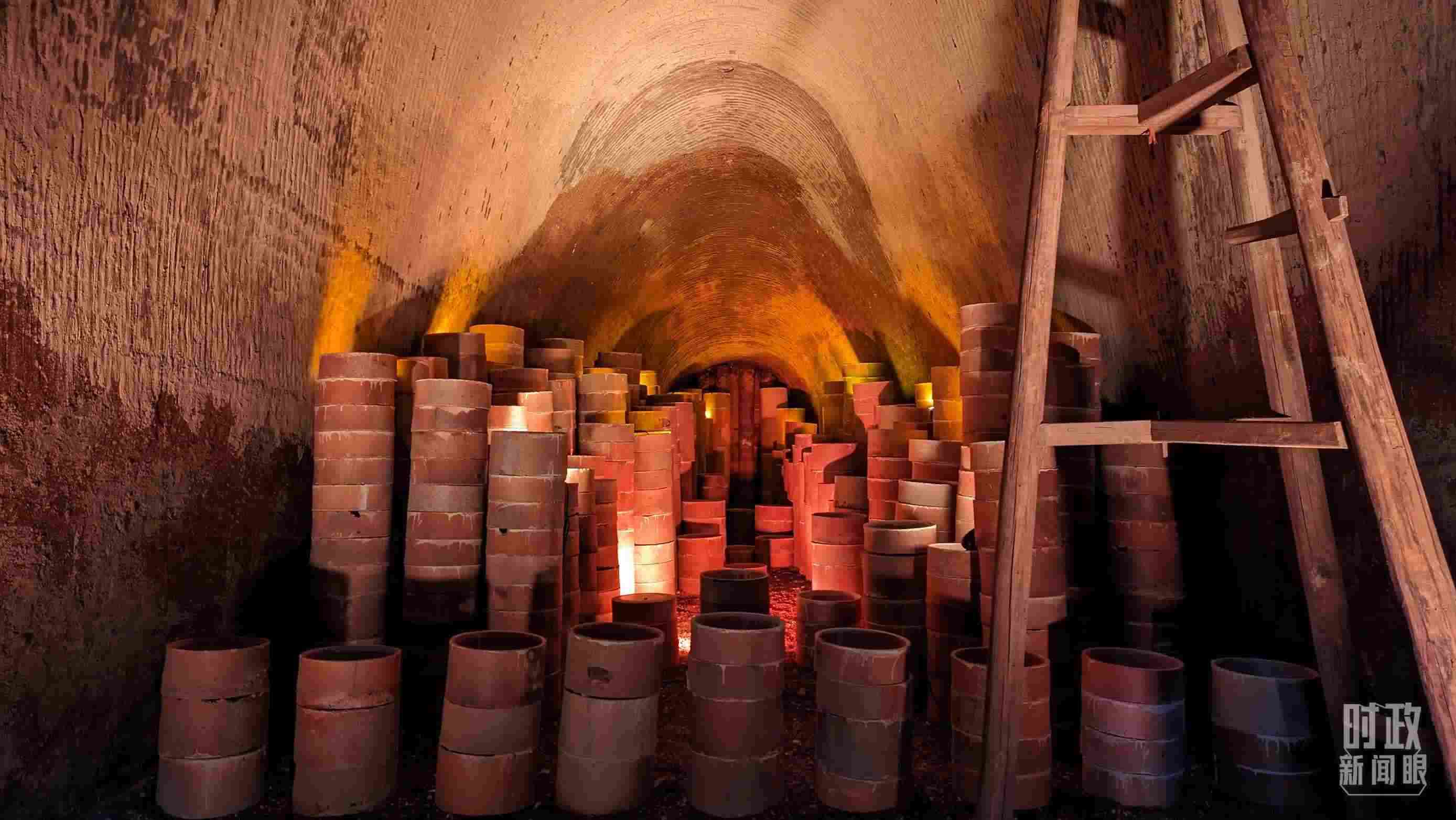 △當?shù)噩F(xiàn)存最大的柴窯——徐家窯。（總臺央視記者朱超拍攝）