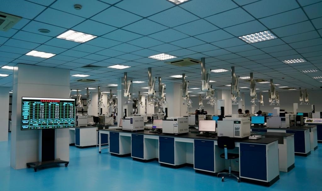 近日拍攝的公司檢驗計量中心。新華社記者 胡晨歡 攝