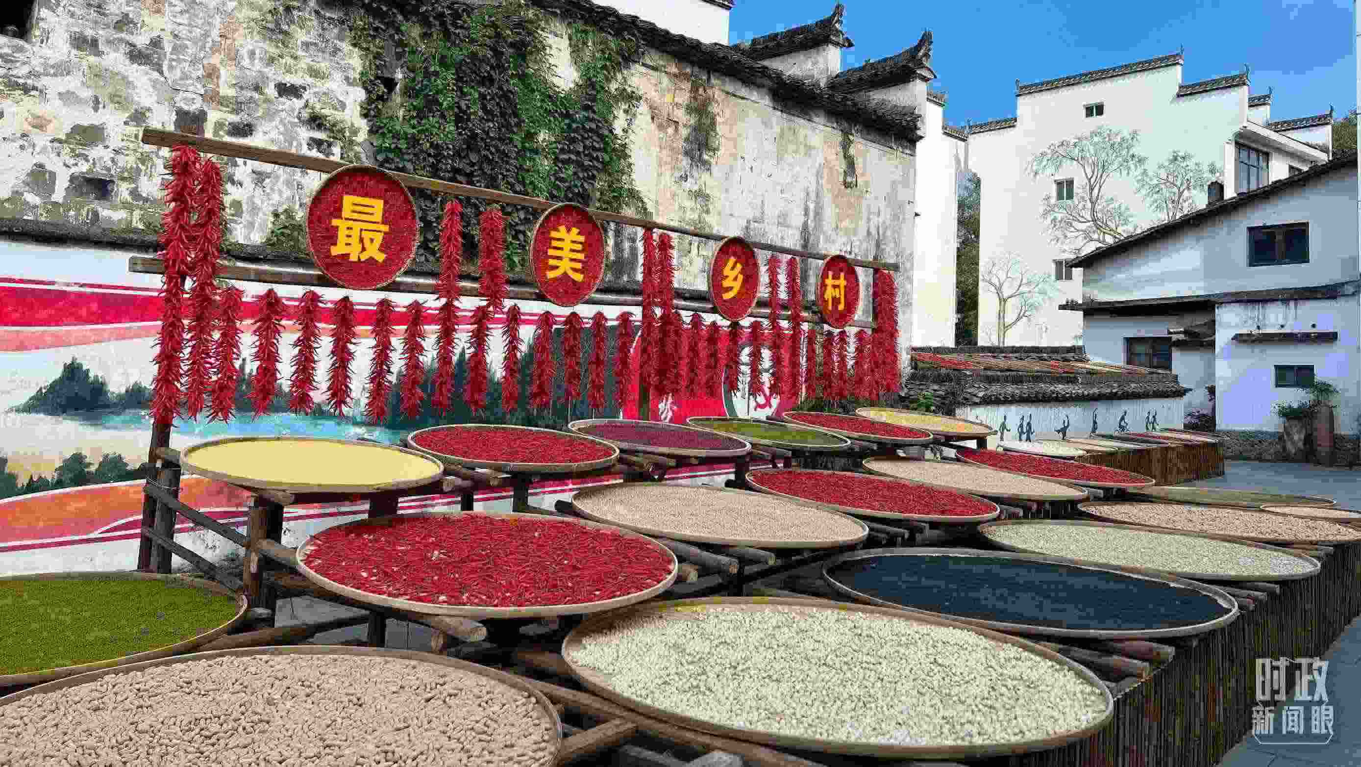 △婺源縣秋口鎮(zhèn)王村石門自然村。（總臺央視記者程鋮拍攝）