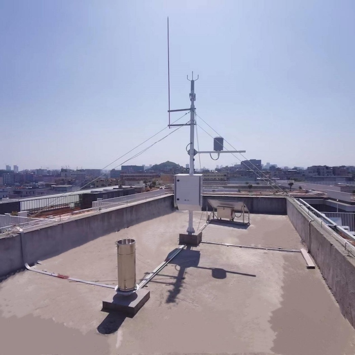 龍華區(qū)社區(qū)多要素自動氣象觀測站。龍華區(qū)應急管理局供圖