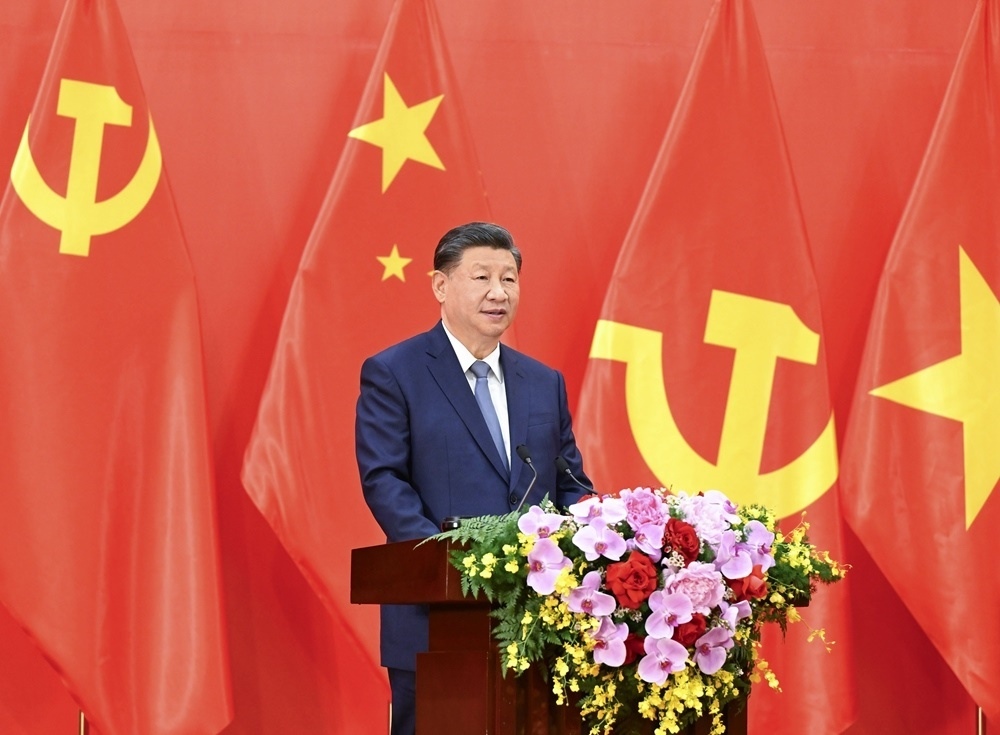 習(xí)近平總書記發(fā)表題為《賡續(xù)傳統(tǒng)友誼，開創(chuàng)中越命運(yùn)共同體建設(shè)新征程》的重要講話。