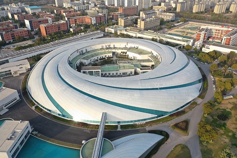 2019年3月12日，航拍上海光源項(xiàng)目。