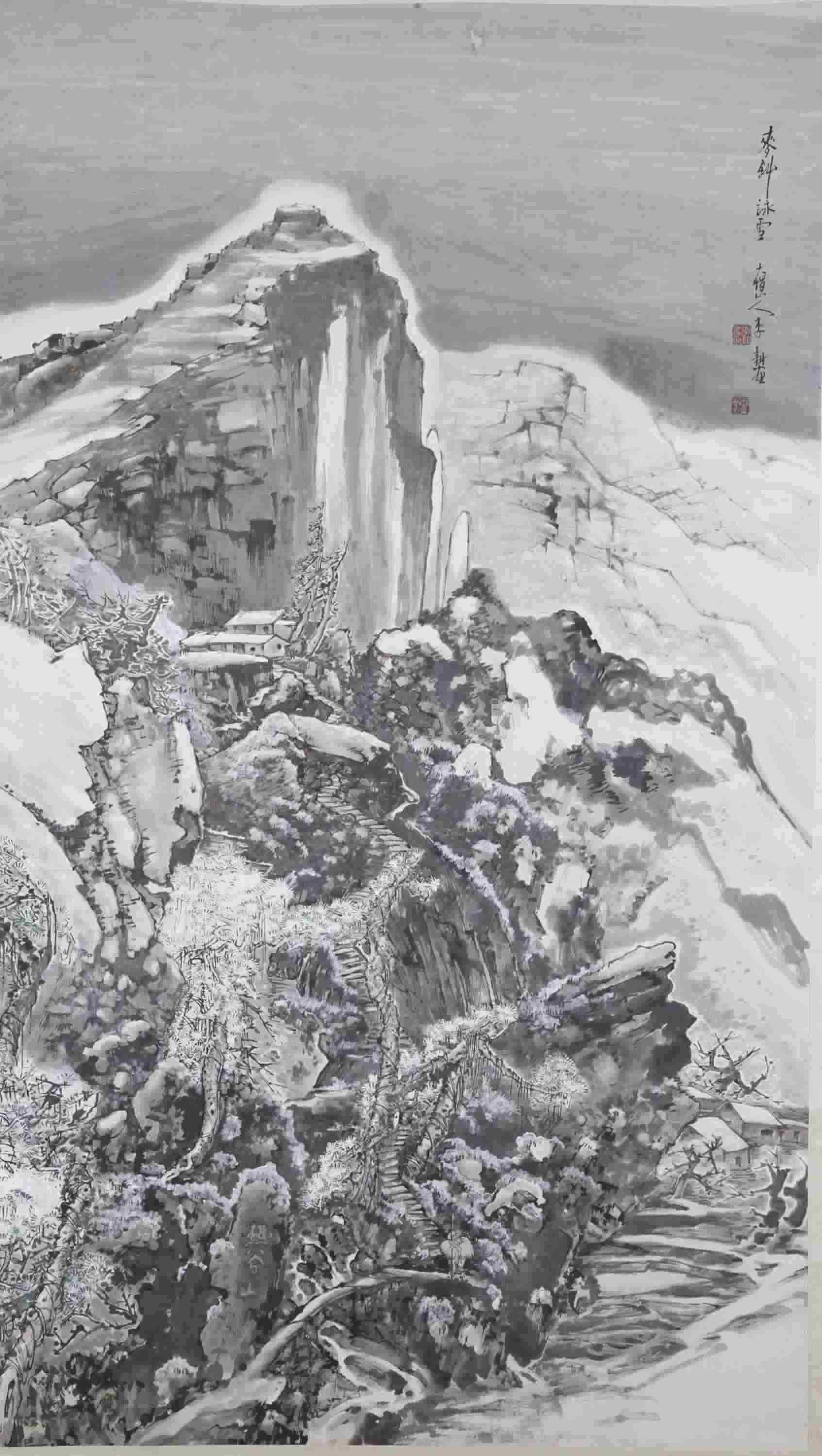 李耕畫作。(仙游縣博物館供圖)