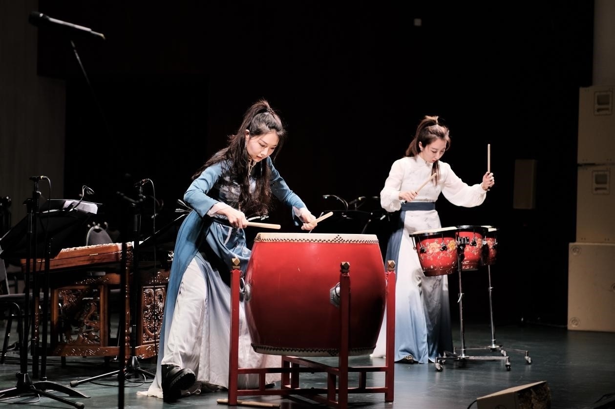 2024“歡樂(lè)春節(jié)”新春民族音樂(lè)會(huì)演出現(xiàn)場(chǎng)。于子恒攝