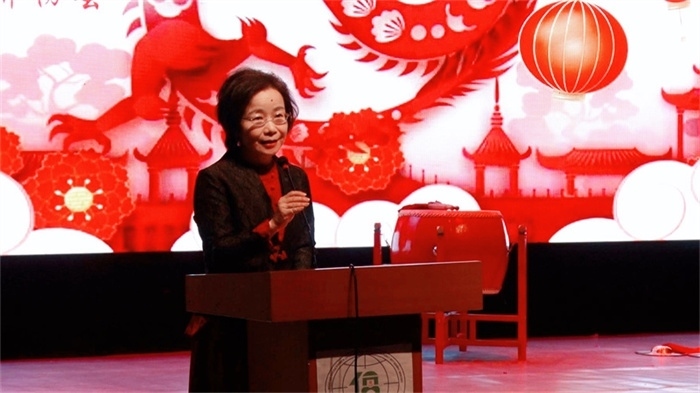 沈敏娟致辭。駐蒙古使館供圖