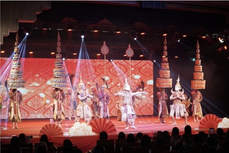 圖為2024“歡樂(lè)春節(jié)”中泰互致新春賀辭活動(dòng)現(xiàn)場(chǎng)。 中國(guó)駐泰國(guó)大使館文化處供圖