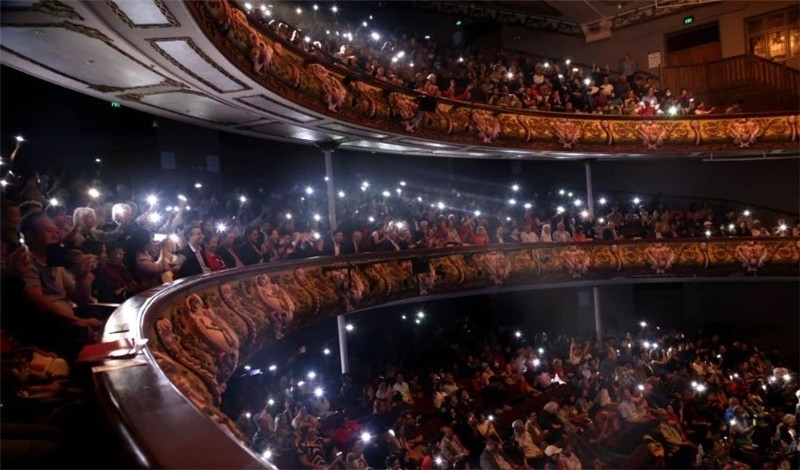 2024年“四海同春”慰僑訪演團亞太團新西蘭惠靈頓演出現(xiàn)場。圖片由陸欣讌、孟韜、葉勇提供