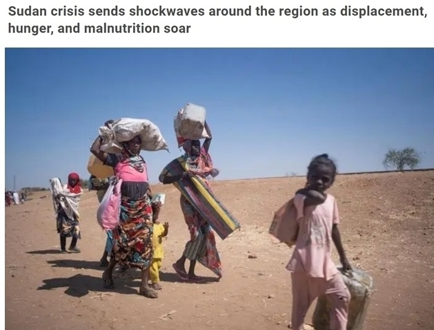 糧食危機(jī)、營養(yǎng)不良、霍亂 蘇丹人道主義危機(jī)嚴(yán)重