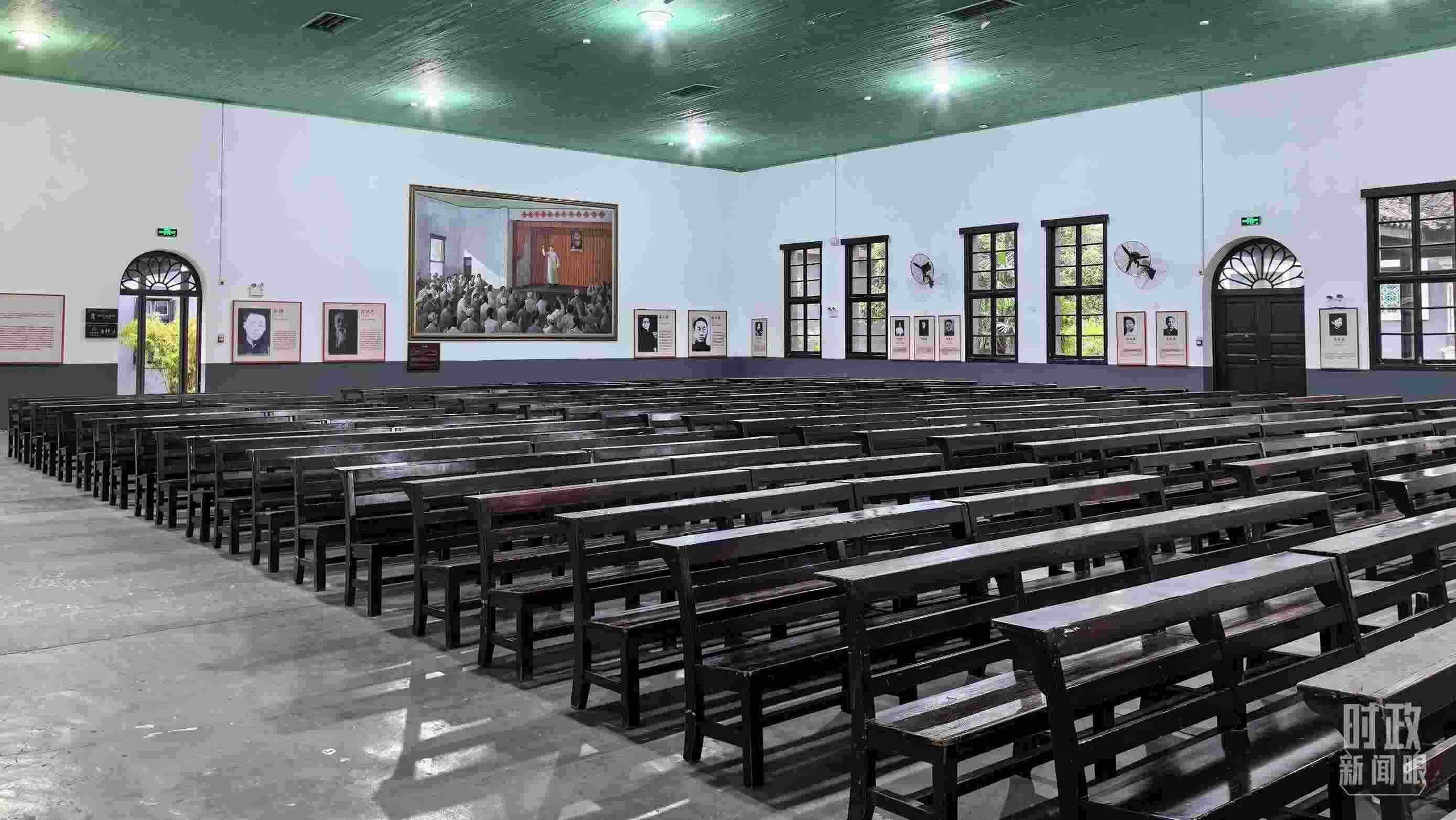 △湖南第一師范學(xué)院（城南書(shū)院校區(qū)）大禮堂。（總臺(tái)央視記者趙化拍攝）