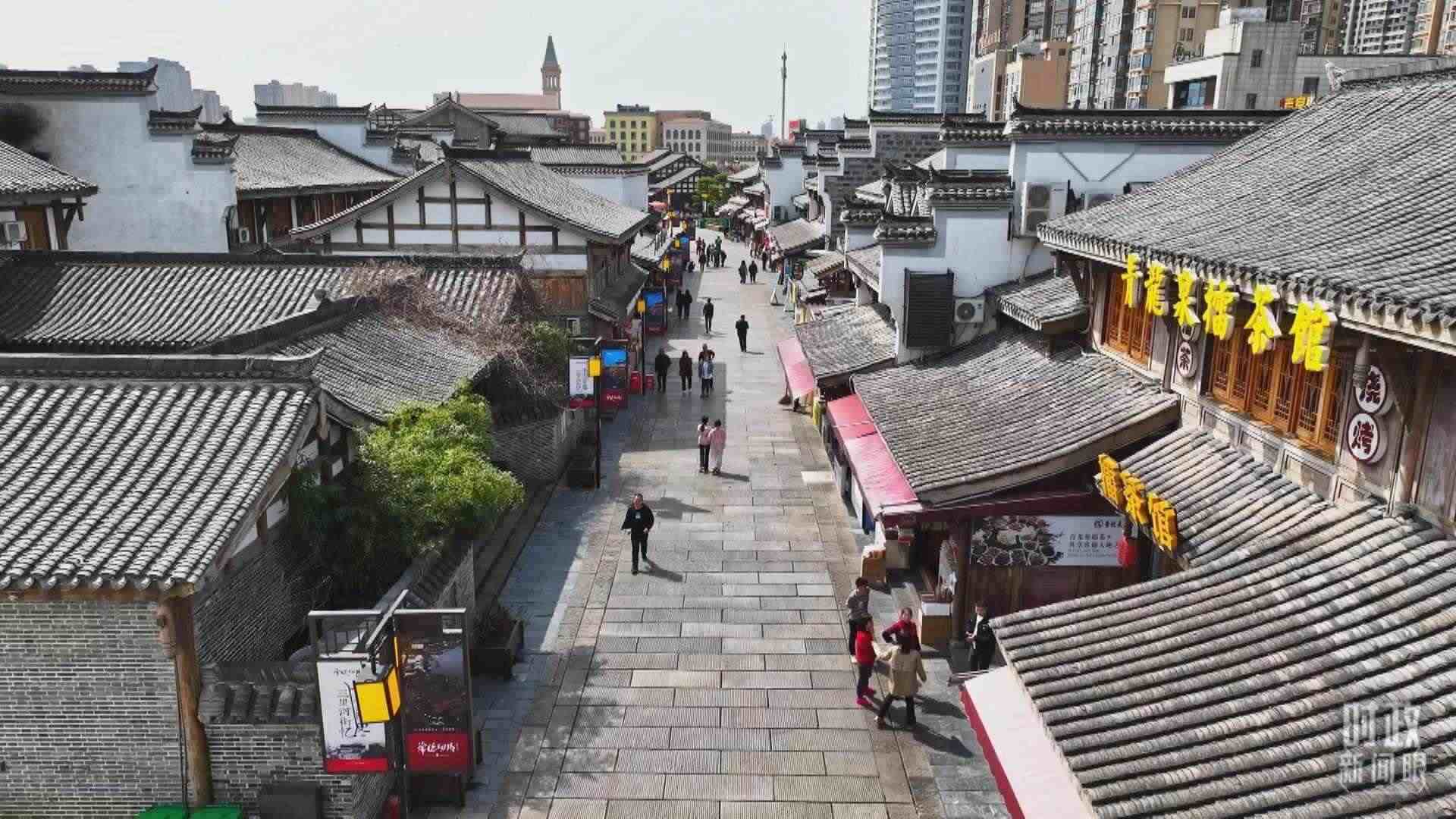 △常德河街。（總臺記者姚鵬、溫盛強拍攝）