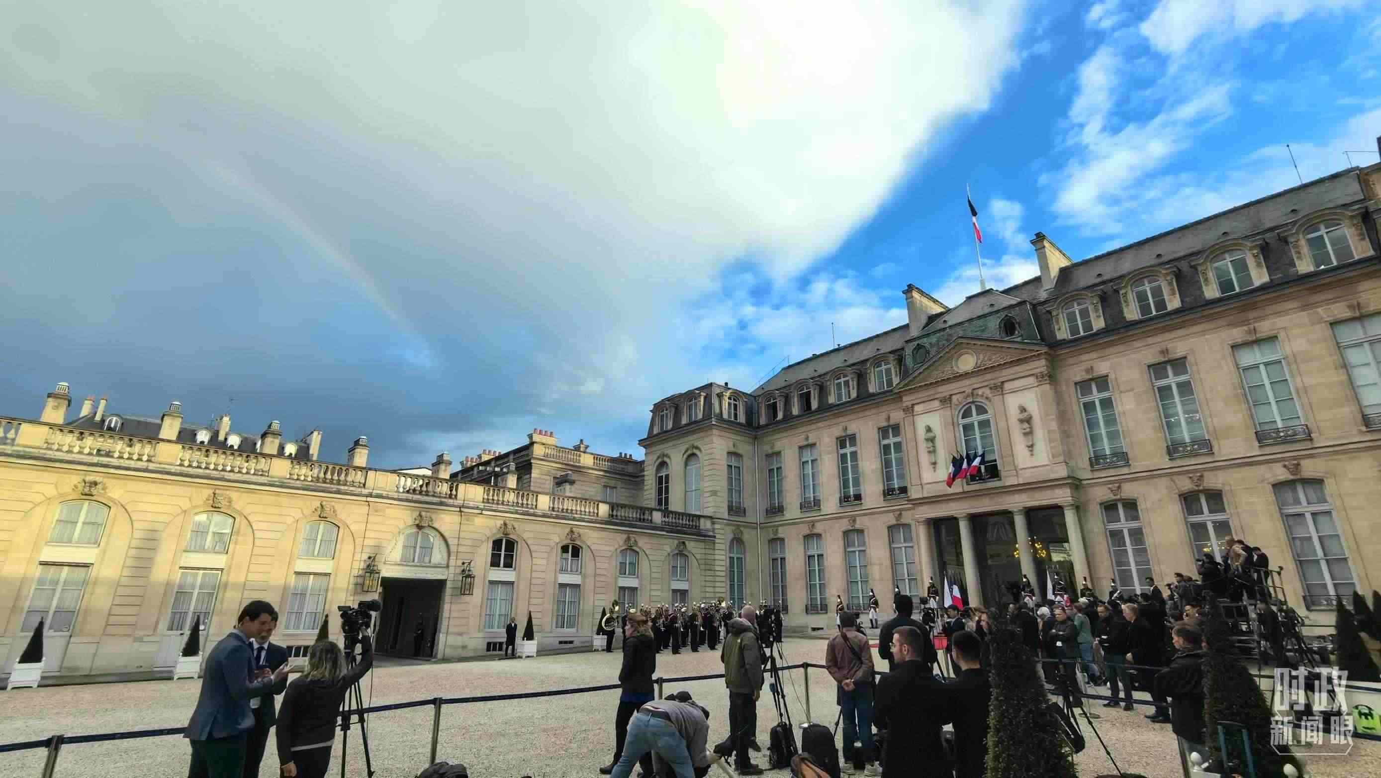 △愛麗舍宮。（總臺央視記者馬超拍攝）