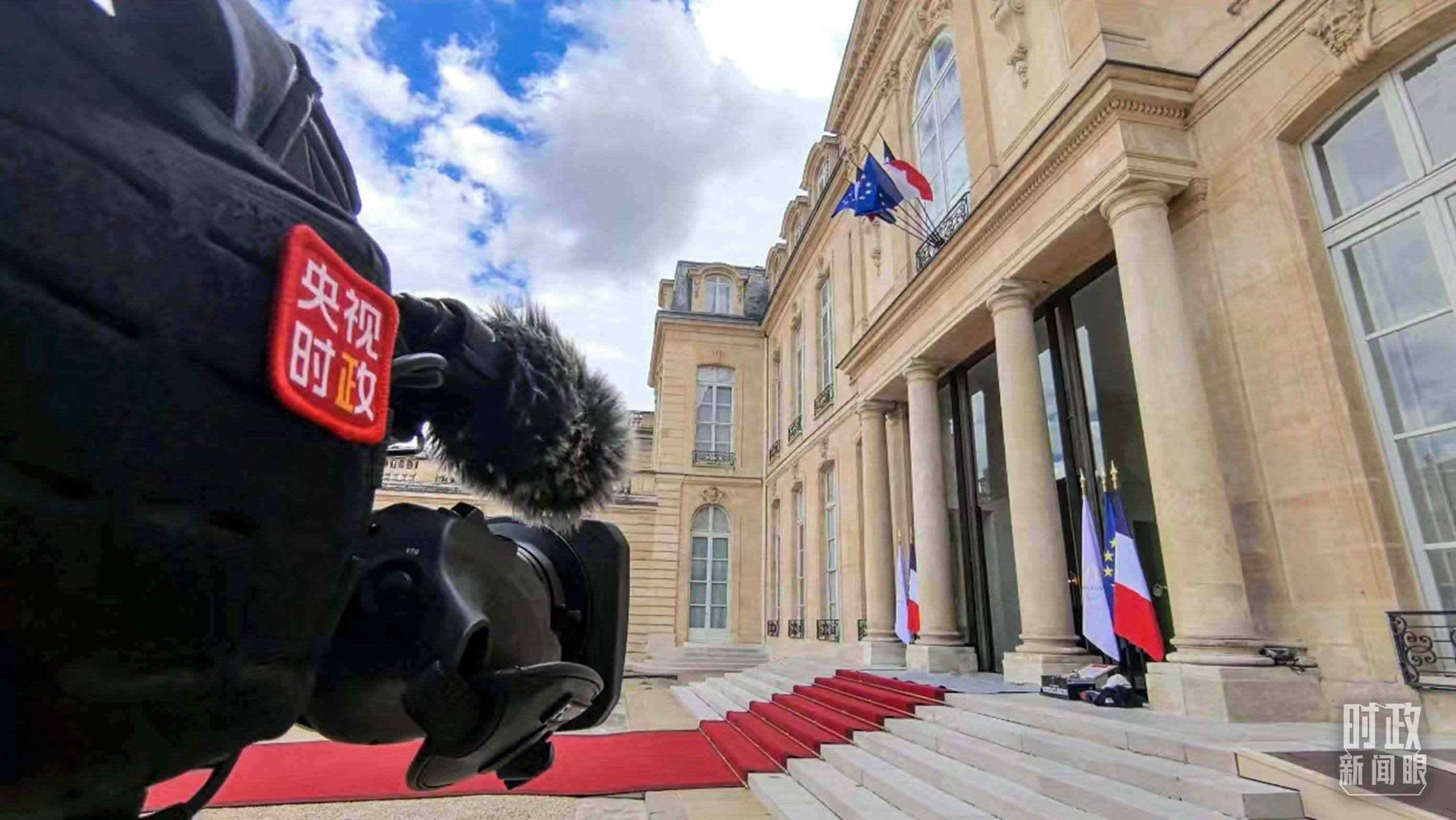 △愛麗舍宮。（總臺央視記者陸泓宇拍攝）