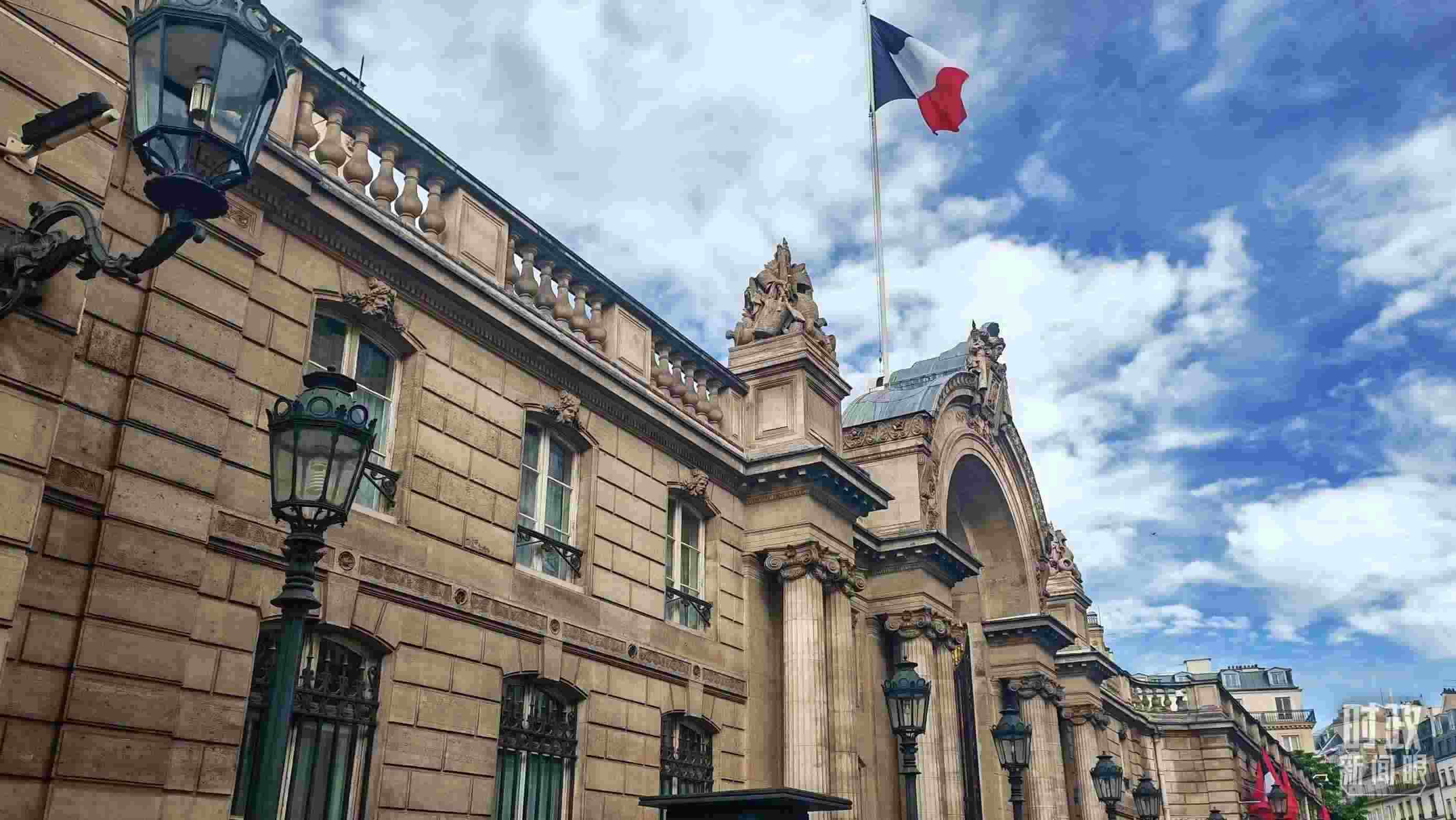 △愛麗舍宮。（總臺央視記者劉琦拍攝）