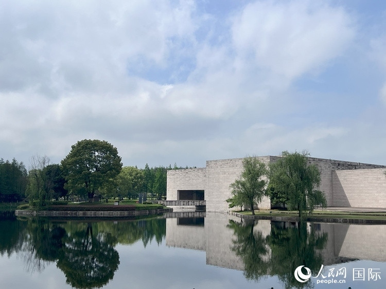 良渚博物院外觀。人民網(wǎng)記者 崔越攝