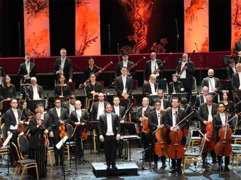 阿爾及爾歌劇院交響樂團演出活動現(xiàn)場。蘇州交響樂團供圖