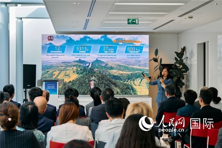 咸陽(yáng)市招商局局長(zhǎng)王苗致辭。