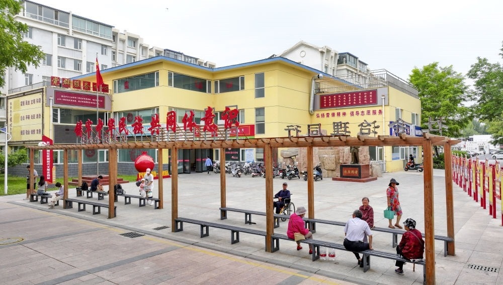 6月20日拍攝的長(zhǎng)城花園社區(qū)一角（無(wú)人機(jī)照片）。