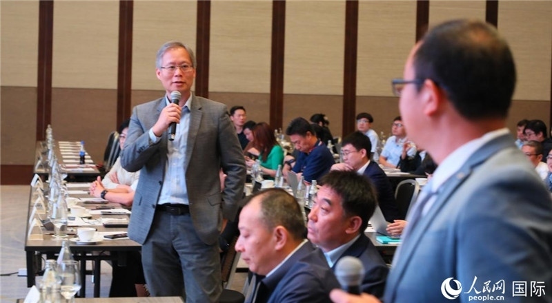 講座現(xiàn)場互動。人民網(wǎng)記者 簡承淵攝