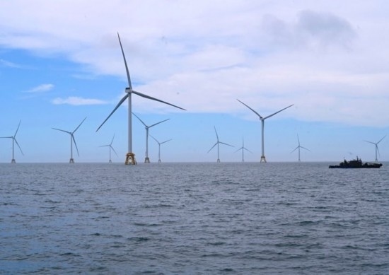 2024年6月19日拍攝的三峽集團(tuán)漳浦二期海上風(fēng)電項(xiàng)目。新華社記者 林善傳 攝