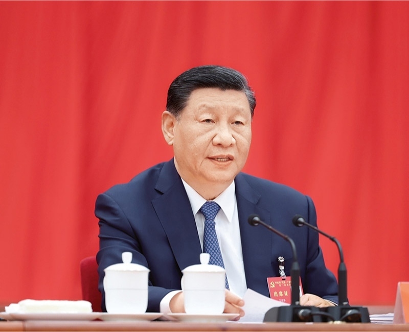 中國共產(chǎn)黨第二十屆中央委員會第三次全體會議，于2024年7月15日至18日在北京舉行。中央委員會總書記習近平作重要講話。 新華社記者 鞠鵬/攝