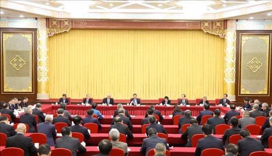 2024年3月6日，中共中央總書記、國(guó)家主席、中央軍委主席習(xí)近平看望參加全國(guó)政協(xié)十四屆二次會(huì)議的民革、科技界、環(huán)境資源界委員，并參加聯(lián)組會(huì)，聽取意見和建議。新華社記者 黃敬文 攝