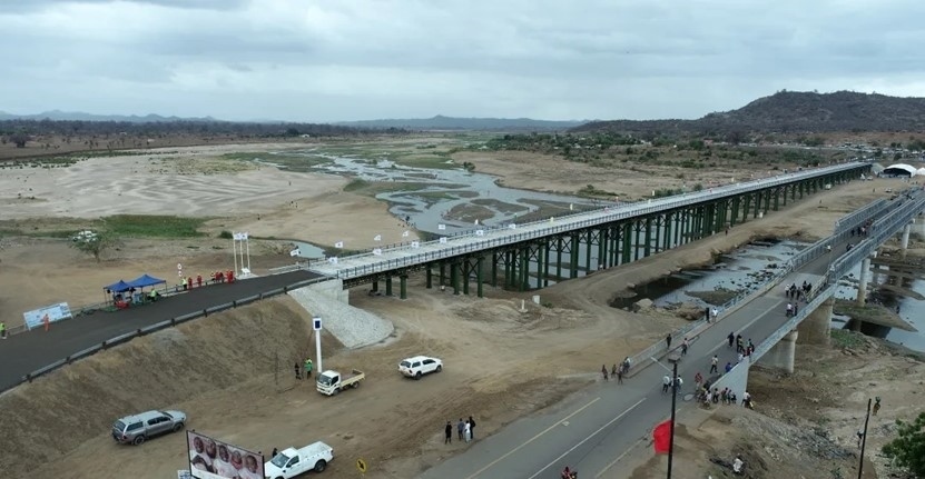 大橋全景。中交二公局第二工程有限公司供圖