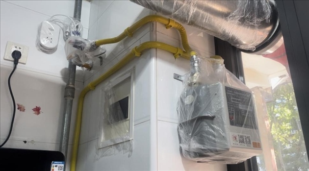 北京市石景山區(qū)高井路社區(qū)更換燃氣管道后的居民家。人民網(wǎng) 劉佳欣攝