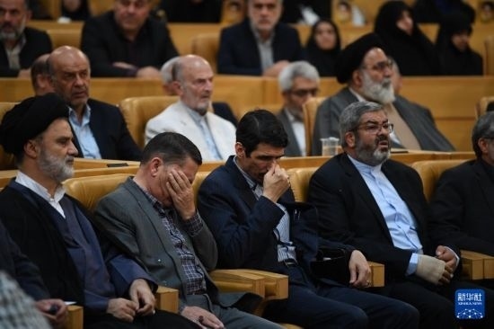 這是10月7日在伊朗首都德黑蘭拍攝的第七屆聲援巴勒斯坦兒童和青少年國際會議現(xiàn)場。新華社記者 沙達提 攝