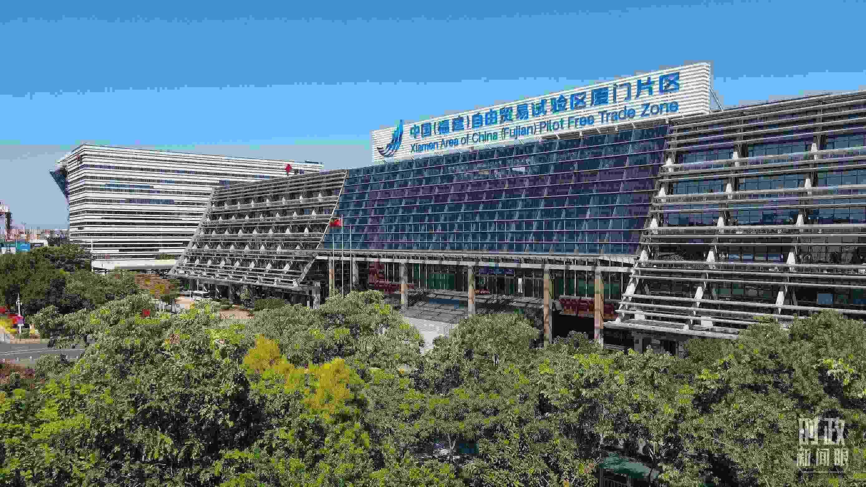 △中國（福建）自由貿(mào)易試驗區(qū)廈門片區(qū)。（總臺記者鄭皓拍攝）