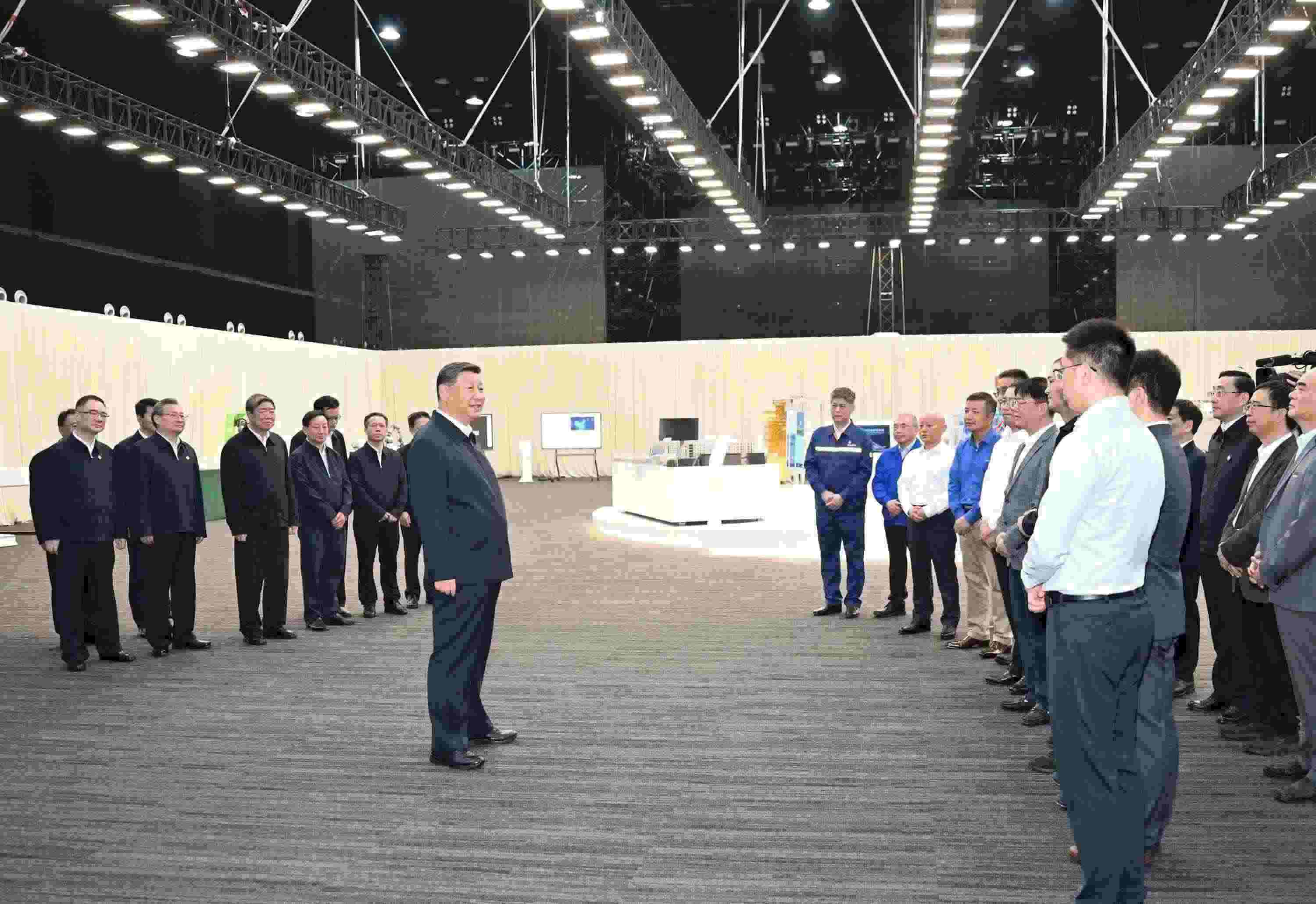 △2024年10月17日，習(xí)近平總書記在安徽省合肥濱湖科學(xué)城考察。