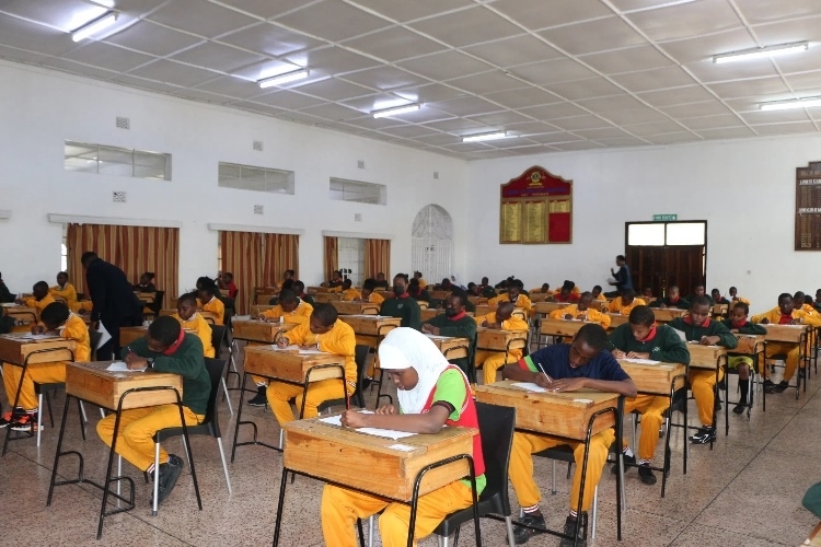 考場(chǎng)現(xiàn)場(chǎng)。埃格頓大學(xué)孔子學(xué)院供圖