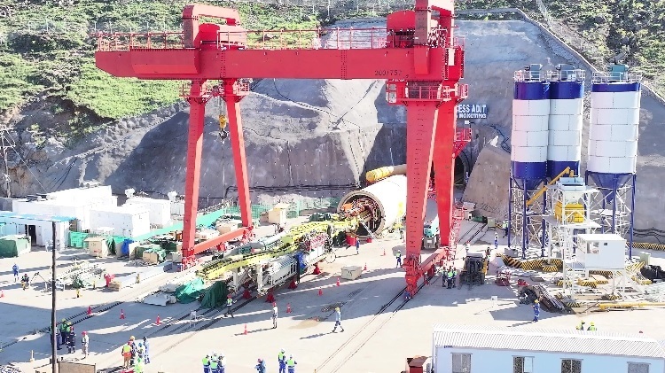 項目步進現(xiàn)場。中水電十一局供圖