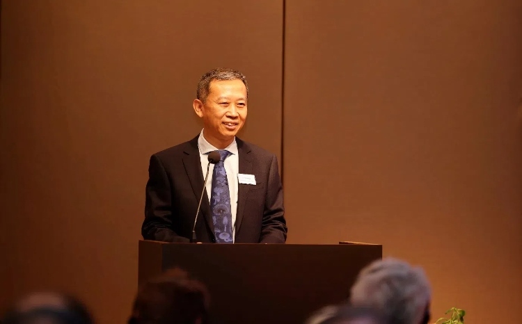 中國駐瑞典大使崔愛民應(yīng)邀出席論壇并致辭。中國駐瑞典大使館供圖