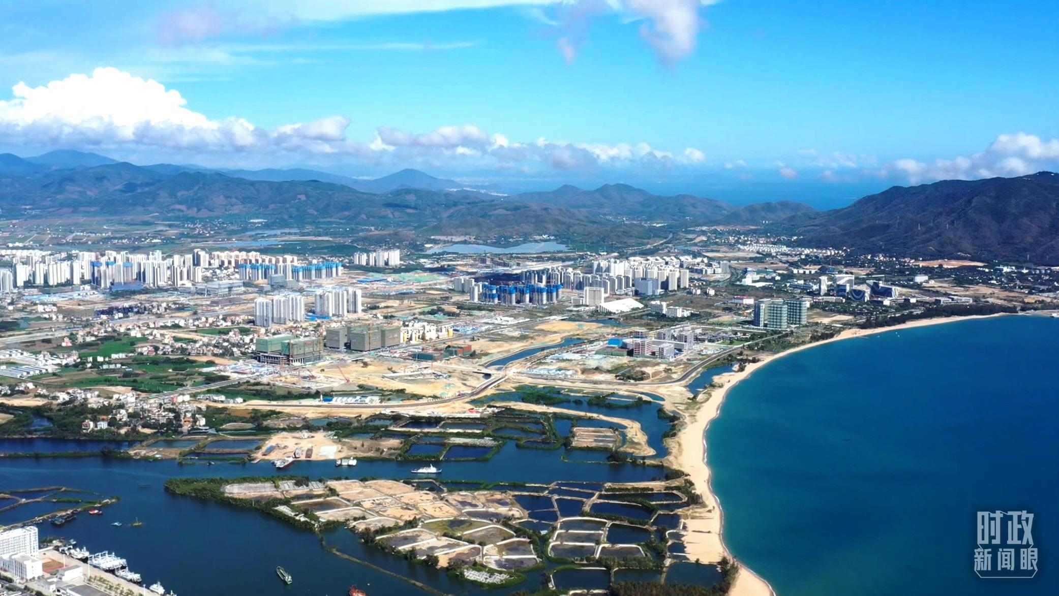 海南崖州灣科技城。（總臺記者張偉克拍攝）