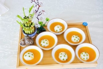 參賽作品“白雪尋蓮”。主辦方供圖