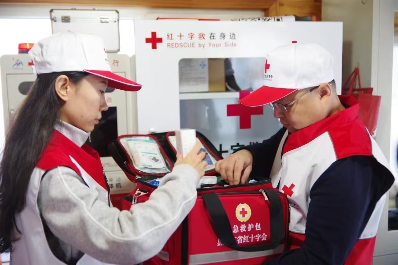 應急救援志愿者培訓現(xiàn)場。 中國紅十字會總會供圖